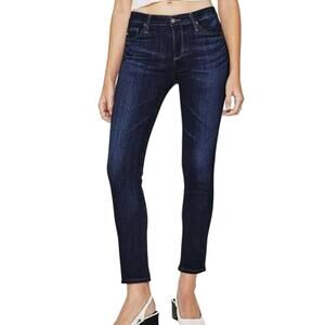 AG Adriano Goldschmied Prima Mid Rise Ankle Cigarette Jeans Concord Sz 27 NWT